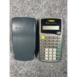 Texas Instruments TI-30XA Scientific Calculator Gray for Parts or Repair Only
